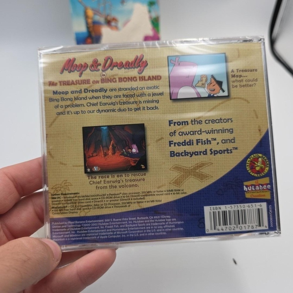 Moop & Dreadly in Treasure on Bing Bong Island (Mac and Windows, 2002) Game Seal - Picture 4 of 7